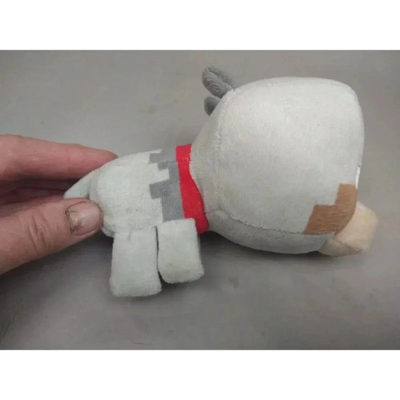 Minecraft Jinx Mini Crafter Tamed Wolf 6" Plush 2019 Mojang Jinx - Picture 3 of 9